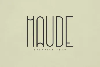 Maude font