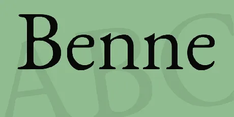 Benne font