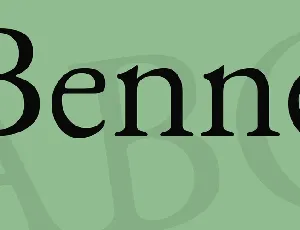 Benne font