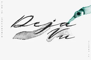 Deja Vu Handwritten Ink font