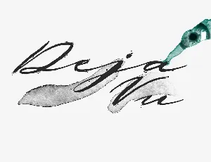 Deja Vu Handwritten Ink font