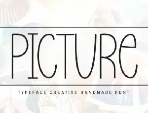 Picture Display font