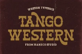 Tango Western font