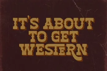 Tango Western font