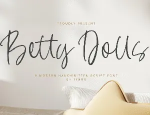 Betty Dolls font