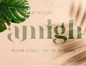 Amigh font