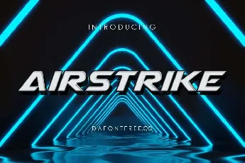 Airstrike font