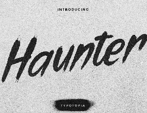 Haunter font