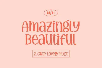 Amazingly Beautiful font