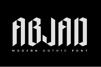 ABJAD DEMO font