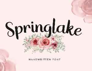 Springlake font