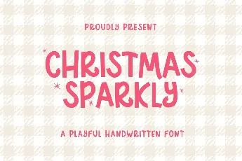 Christmas Sparkly font