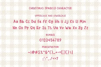 Christmas Sparkly font