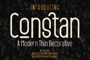 Constan font