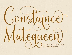 Constaince Matequeen font