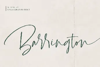 Barrington Typeface font