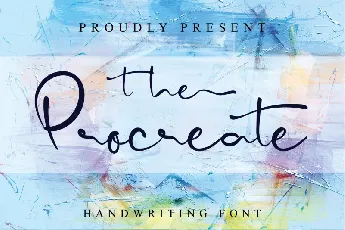 The Procreate font