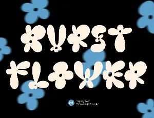 Burst Flower font