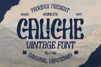 Caliche font