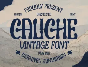 Caliche font