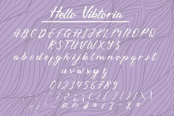 Hello Viktoria font