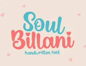 Soul Billani font