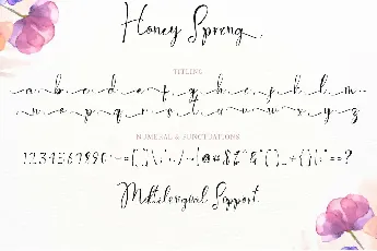 Honey Spring font