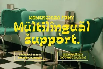 Mamenchisa font