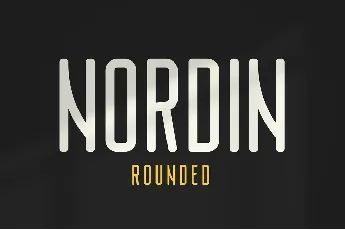 Nordin Rounded font