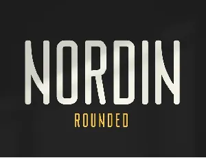 Nordin Rounded font