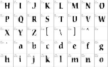 VTC Seeindubbledointriple font