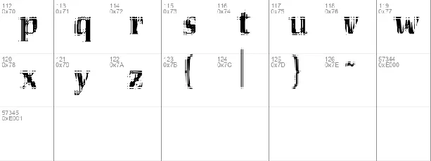 VTC Seeindubbledointriple font