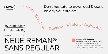 Neue Reman Sans font