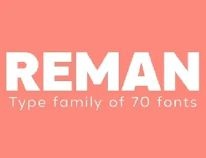 Neue Reman Sans font