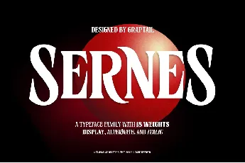 Sernes font