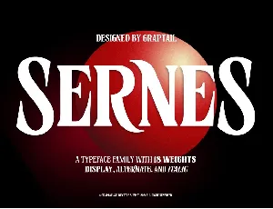 Sernes font