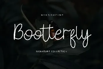 Bootterfly font