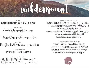 Wildemount Script font