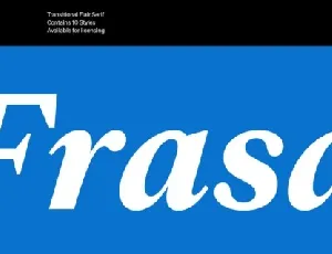 Frasa Family font