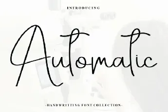 Automatic Script font