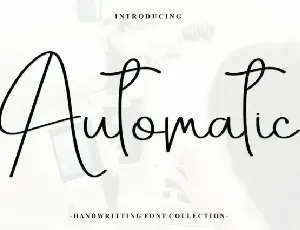 Automatic Script font