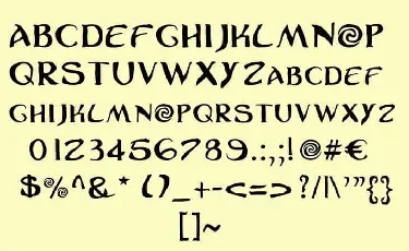 Moanas font