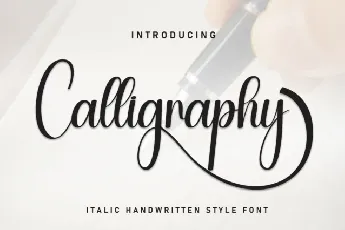 Calligraphy Script Typeface font