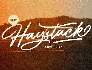 Haystack font