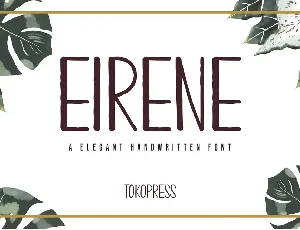 Eirene font