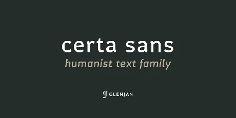 Certa Sans font