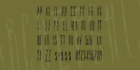 Scar Bleed font