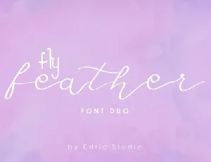 Fly Feather Duo font