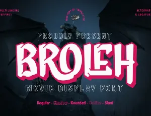 Broleh font