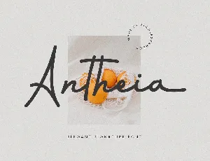 Antheia font